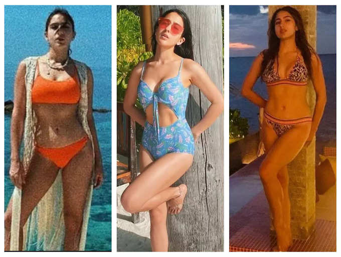 Five times Sara Ali Khan left her fans drooling with her alluring bikini photos | The Times of India