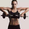 ​Dumbbell upright row to T-position