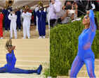 Nia Dennis's epic floor routine at the 2021 Met Gala impresses the internet! See pictures of the American gymnast's grand entrance