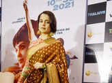 Kangana Ranaut stuns at the press conference of 'Thalaivii'