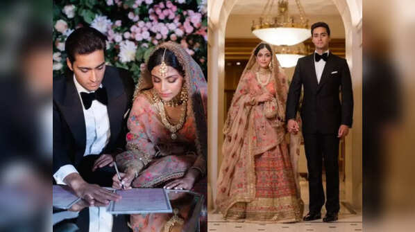 Pakistani politician Maryam Nawaz's daughter-in-law wore a Sabyasachi lehenga on her wedding