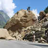 Article image for: Manali-Leh NH blocked due to rockslide
