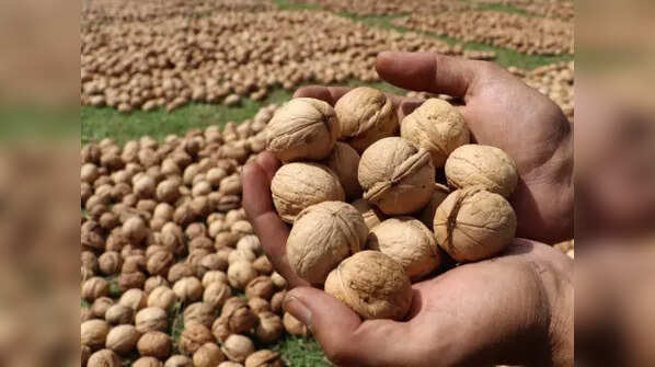 Walnuts production in J&K