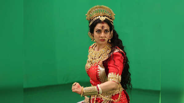 Koel as Goddess Durga