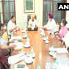 Newly-appointed chief minister Charanjit Singh Channi holds his first cabinet meeting at secretariat in Chandigarh. (ANI Photo)