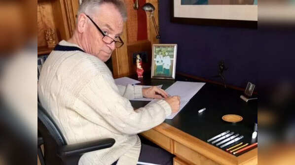 Jeffrey Archer is very particular about his writing routine