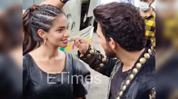 Arjun Bijlani and Anushka Sen’s cute chemistry