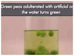 ​How to check adulteration in green peas?