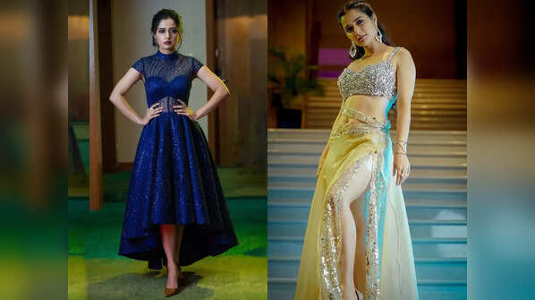 Ashika Ranganath's bling-a-ding attires