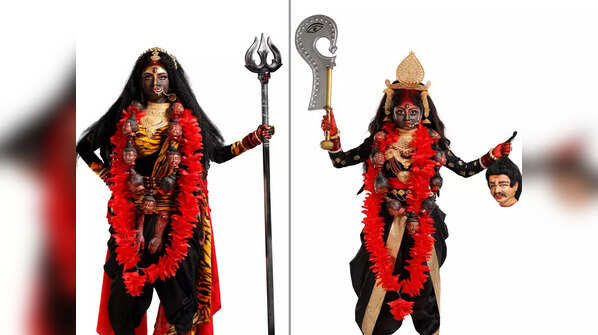 Idhika Paul as 'Chamunda' and Susmita Dey as 'Kali'