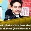 Article image for: I am lucky that my fans have stuck with me for all these years: <i class="tbold">gaurav khanna</i>