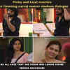 Kajal and Priyanka's reaction