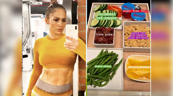 What all does Jennifer Lopez eat in a day?