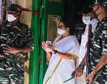 Pictures from Bhabanipur bypoll in West Bengal