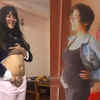 Her growing bump