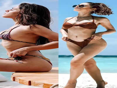 Alaya F sets beach fashion goals in bikinis