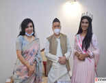 Femina Miss India 2020 runner-up Manya Singh meets Maharashtra governor Bhagat Singh Koshyari