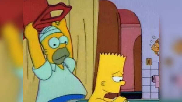 A neglecting, abusive father in the 'The Simpsons'