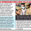 Congress approaches President; MVA calls bandh