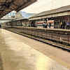 Thin crowd at usually busy Thane railway station