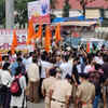 Shiv Sena workers take out rally in Thane
