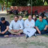 Lakhimpur Kheri violence: Youth congress workers observe 'maun vrat' near punjab governor house in Chandigarh