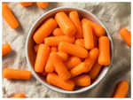 ​White layers on baby carrots