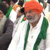 Bhartiya Kisan Union leader Rakesh Tikait attends 'antim ardaas' of farmers killed during Lakhimpur Kheri violence. (ANI)