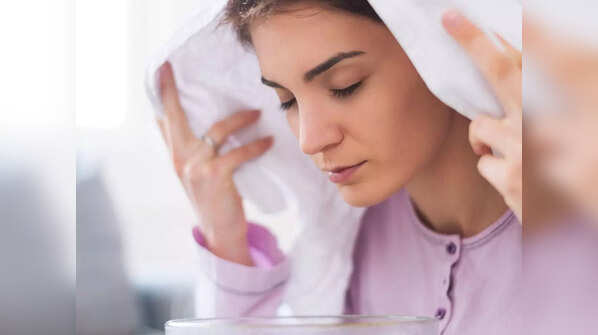Steam inhalation can help