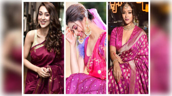Navratri 2021: Slay in purple like these Tollywood beauties