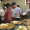Delhi: An NGO serves food to the needy in an air-conditioned facility for Rs 10/person near Maujpur- Babarpur metro station