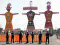 20 images from Dussehra celebration across India