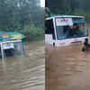 Article image for: Kerala floods: Dramatic video shows passengers being evacuated from bus inundated in water