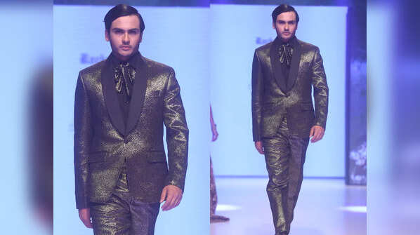 Shimmery suit