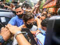 Pictures of Shah Rukh Khan go viral as he arrives to meet son Aryan Khan at Mumbai Jail