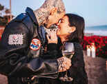 New magical pictures from Kourtney Kardashian and Travis Barker's romantic beachside proposal