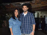 Aditya Roy Kapur and Mrunal Thakur attend a get-together party with 'Thadam' team