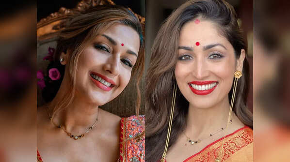 Sonali Bendre and Yami Gautam wore the same mangalsutra on Karwa Chauth and it costs INR 3.4 lakhs