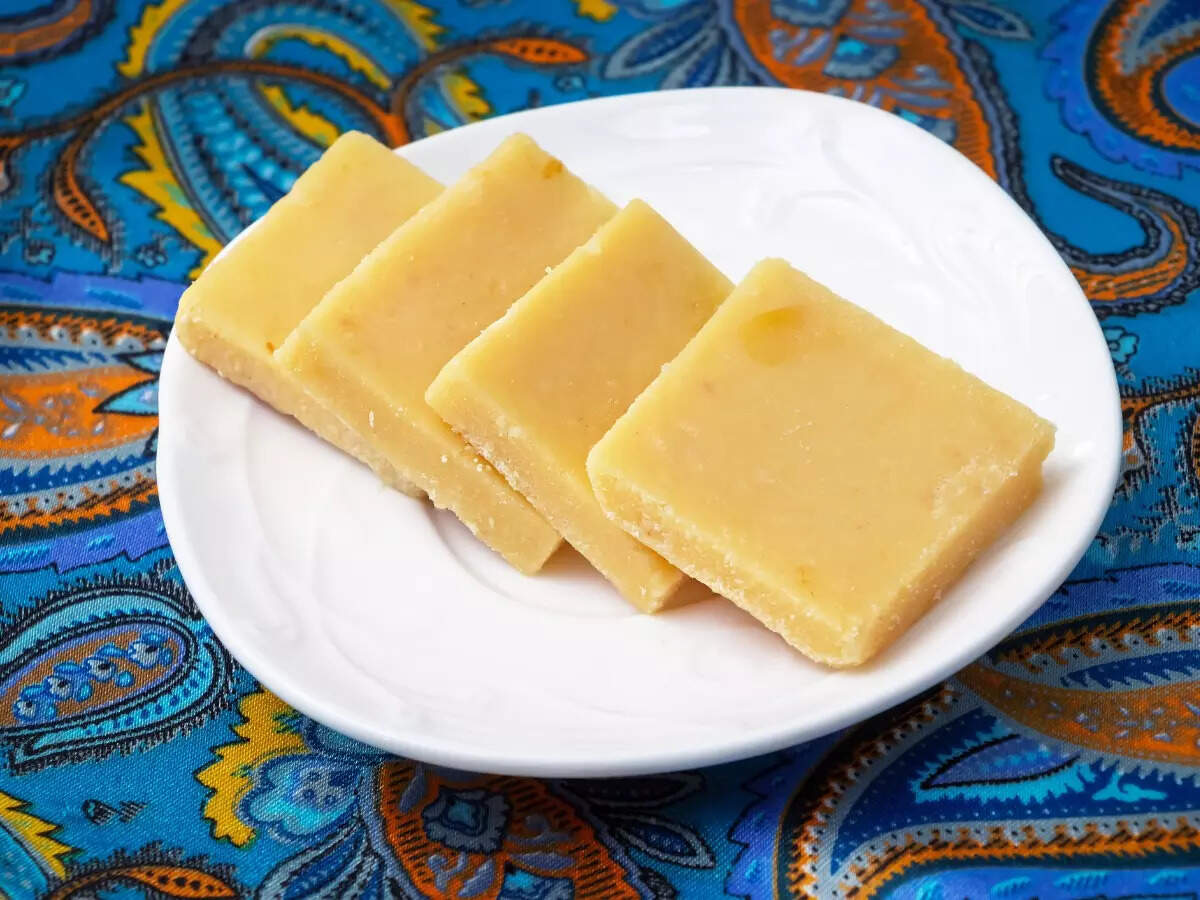 Besan Milk Cake Recipe