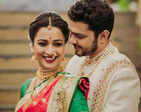 Inside pictures from Marathi actor Suyash Tilak and Aayushi Bhave’s wedding festivities!