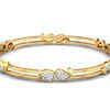 ​Gold and diamond bangle set