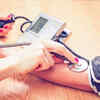 Stark drop in blood pressure levels