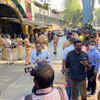 Heavy Traffic jam on the road leading to Arthur Road Jail as Shah Rukh Khan makes his way to pick up his son Aryan Khan