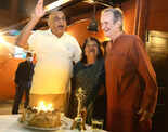 Bhaichand Patel celebrates his 85th birthday with friends