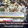Article image for: Family, fans bid tearful adieu to Puneeth Rajkumar