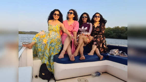 Masti time in a yacht