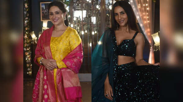 Diwali Special: Benarasi suits to trendy co-ord outfits; take fashion cues from Bade Achhe Lagte Hain 2 actors