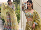 Mouni Roy is Diwali-ready in a splendid pastel multicoloured lehenga, pictures capture her festive glamour!