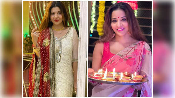Diwali 2021: Bhojpuri actresses lighting it up in style