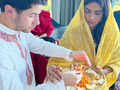These splendid pictures of Priyanka Chopra performing Diwali puja with Nick Jonas you just can&rsquo;t give a miss!